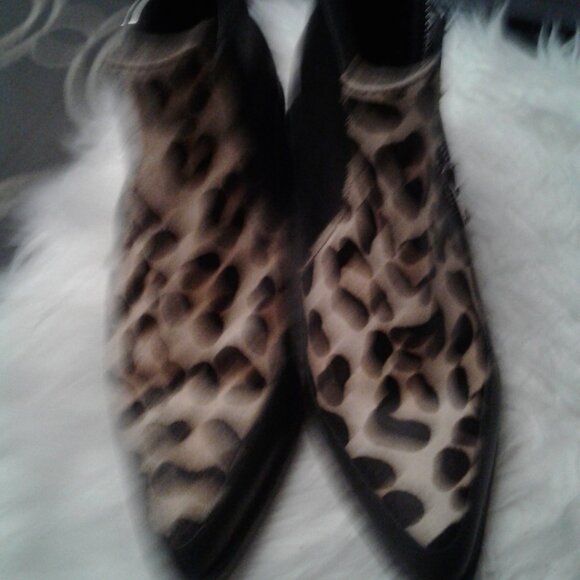 Beautiful leather boots size 7.5 new designer lab - Picture 3 of 4